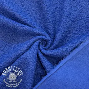 Fleece TEDDY DOUBLE SIDED cobalt