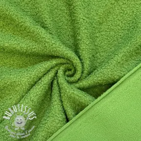 Fleece TEDDY DOUBLE SIDED green