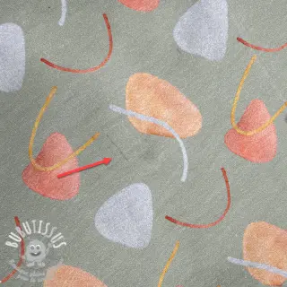 Jersey Shapes sage digital print 2nd class