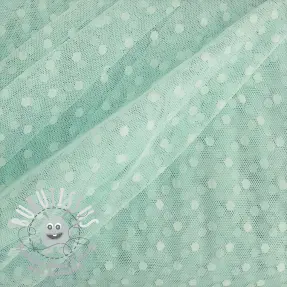 Tyl na TUTU SPOT light mint