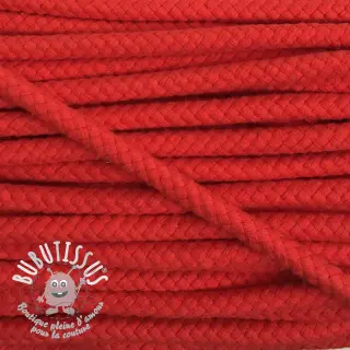 Cordon coton 8 mm red