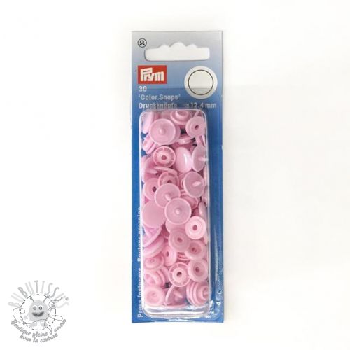 Boutons pressions PRYM pale pink
