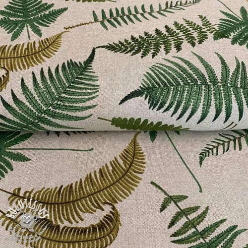 Tissu déco Linenlook Vintage Ferns
