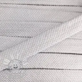 Cordon coton plat 15 mm white