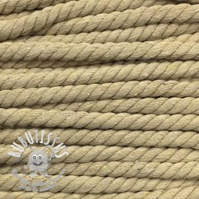 Cordon coton macramé 12 mm natur