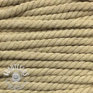 Cordon coton macramé 12 mm natur