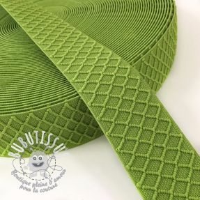 Élastique lisse 4 cm Rhombus lime