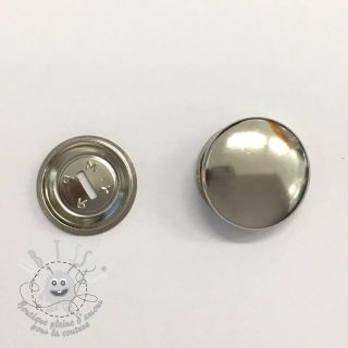 Prym Consumer Boutons en laiton argenté 29 mm