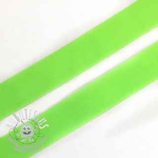 Biais élastique mat 20 mm neon vert