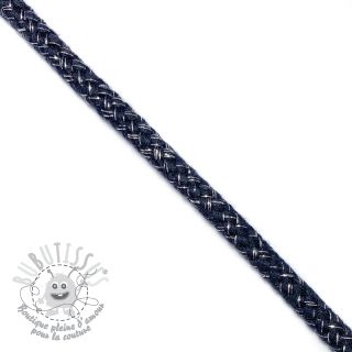 Cordon lurex 10 mm marine