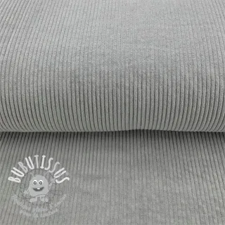 Tissu velours cotelé grey