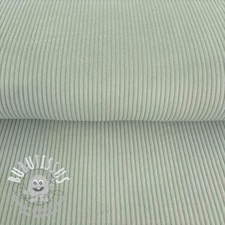 Tissu velours cotelé mint