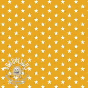 Tissu coton Petit stars yellow