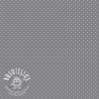 Tissu coton Petit dots grey