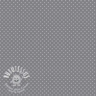 Tissu coton Petit dots grey
