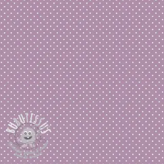 Tissu coton Petit dots lilac