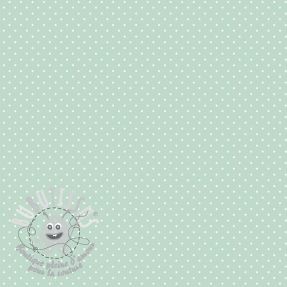 Tissu coton Petit dots mint