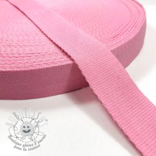Sangle coton 4 cm pink