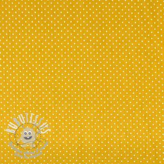 Tissu coton Petit dots ochre