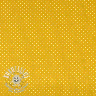 Tissu coton Petit dots ochre