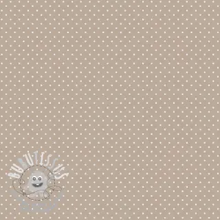 Tissu coton Petit dots sand