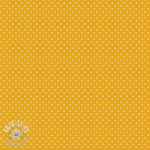 Tissu coton Petit dots yellow