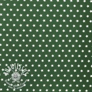 Tissu coton Petit stars dark green