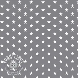 Tissu coton Petit stars grey