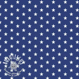 Tissu coton Petit stars cobalt