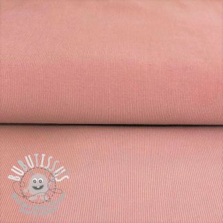 Tissu velours cotelé fin blush