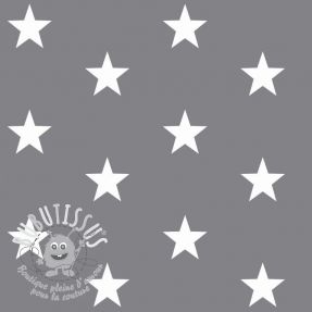 Tissu coton Stars grey