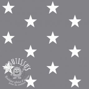 Tissu coton Stars grey