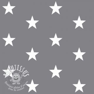 Tissu coton Stars grey