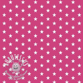 Tissu coton Petit stars pink