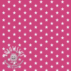 Tissu coton Petit stars pink