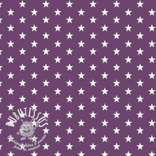 Tissu coton Petit stars purple