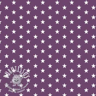Tissu coton Petit stars purple