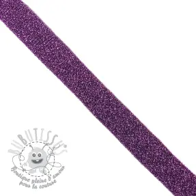 Biais LUREX purple
