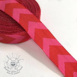 Ruban Chevron red