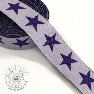 Ruban Stars light purple/purple