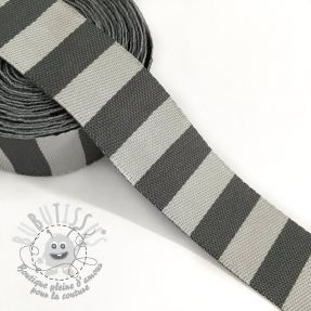 Ruban Stripe grey