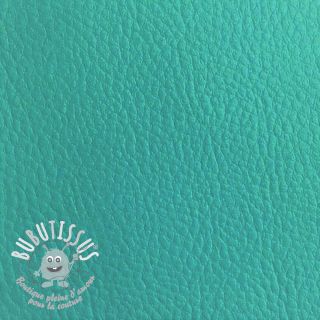 Simili cuir KARIA turquoise