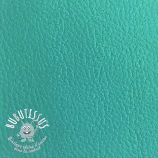 Simili cuir KARIA turquoise