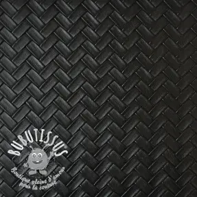 Simili cuir PANIER noir
