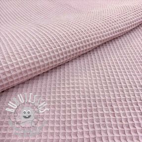 Tissu nid d’abeille old rose