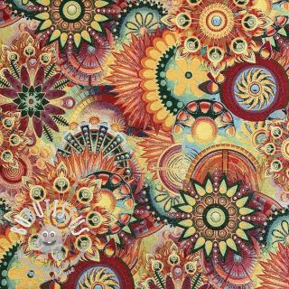 Tissu déco GOBELIN PREMIUM Artistic mandala