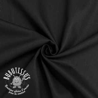 Tissu Popeline de coton black