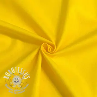 Tissu Popeline de coton lemon