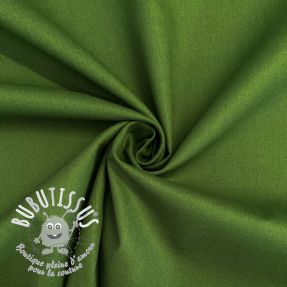Tissu Popeline de coton forest green