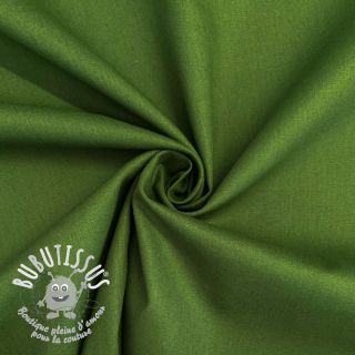 Tissu Popeline de coton forest green